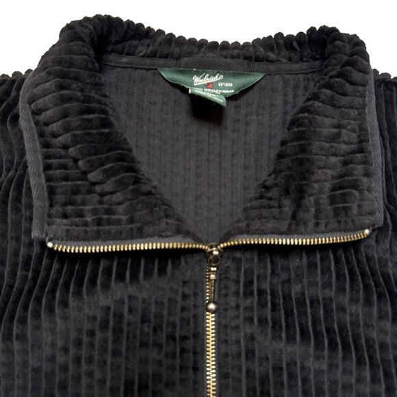 Woolrich Women's Vintage Wide Whale Corduroy Zip Front Jacket Shacket Sz PXL - Picture 4 of 9